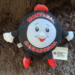 Vintage NHL Montréal Canadiens Plush Puck Coolest Game On Earth